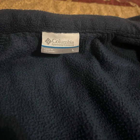 Columbia Benton Navy Fleece Jacket - Ladies size large - Picture 3 of 5